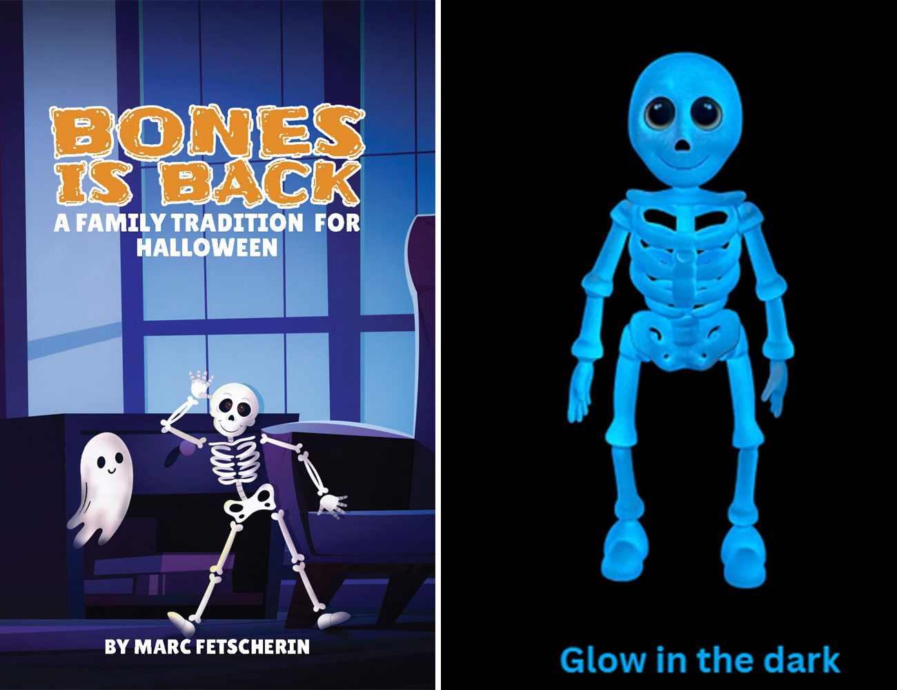 Bones Is Back: Halloween Book & Toy Set